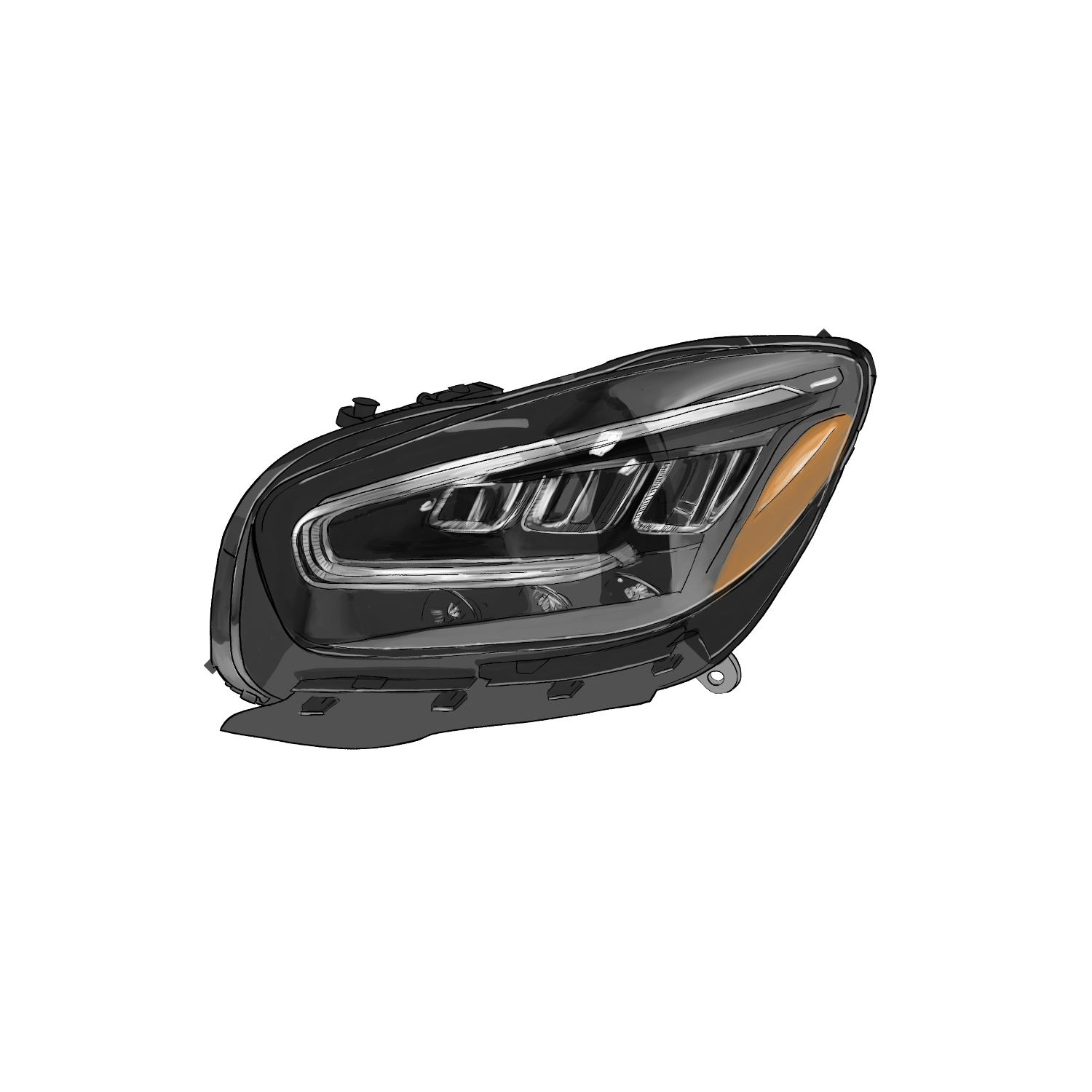  Product image 1 of the product “Headlight OX7 ”