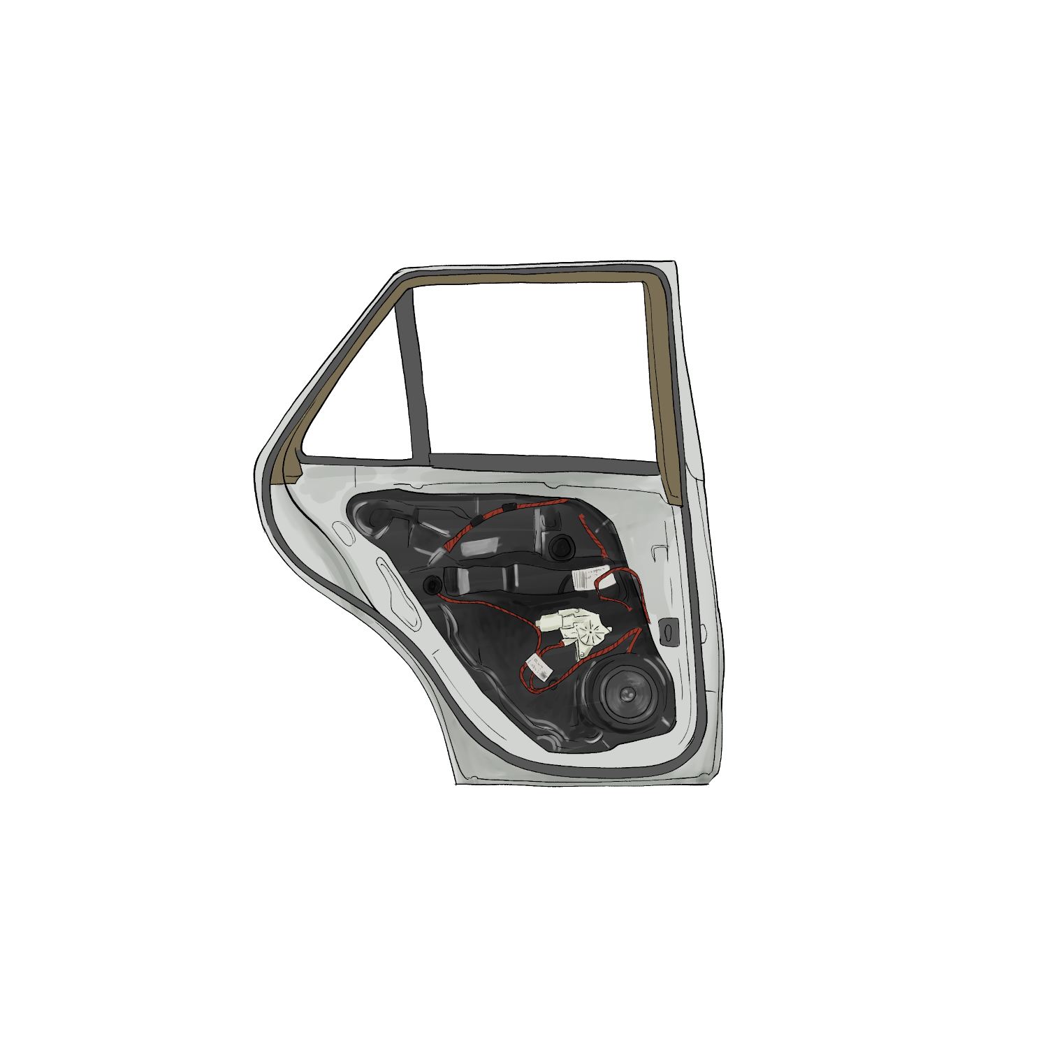  Product image 2 of the product “Door OX5 rear ATH-1 ”