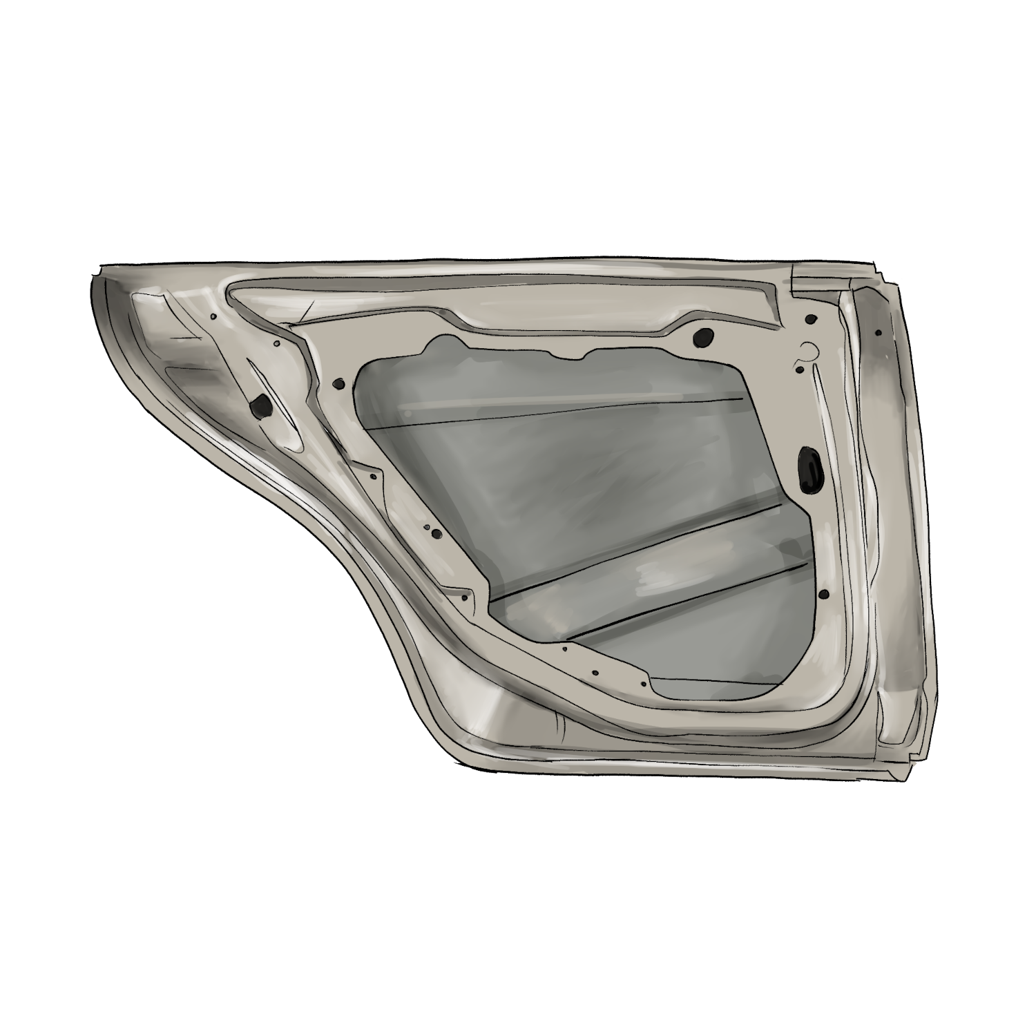  Product image 2 of the product “Door OX5 rear ATH-3 ”